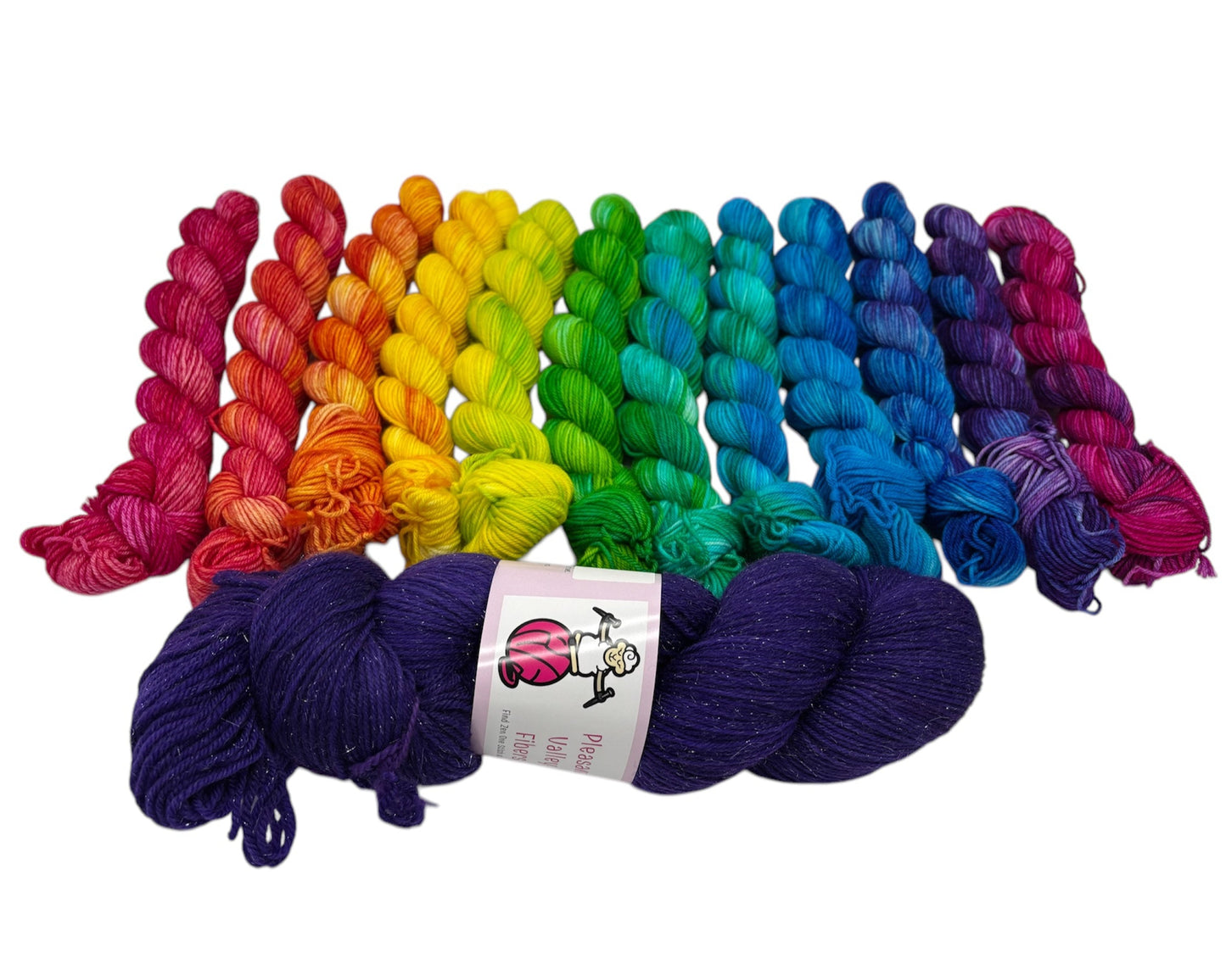 Supernova Shawl Kit-Violet - Pleasant Valley Fibers