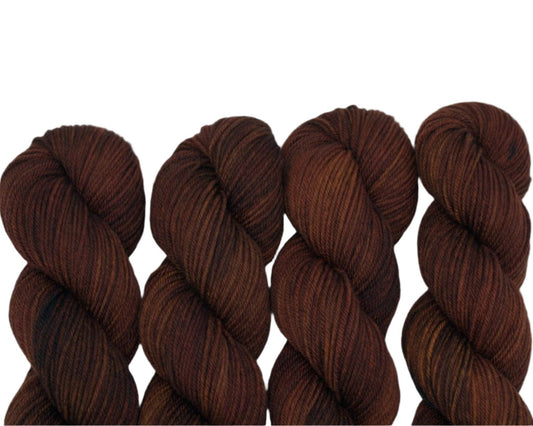Burnt Brownie, Worsted Weight Yarn - Pleasant Valley Fibers