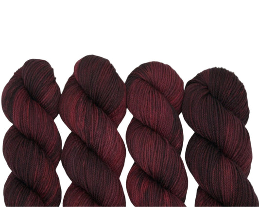 Oxblood, Worsted Weight Yarn - Pleasant Valley Fibers