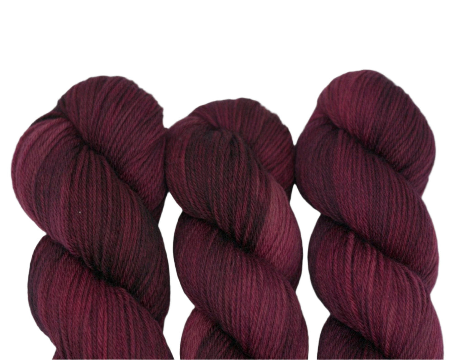 Burgundy Wine, Non-Superwash DK - Pleasant Valley Fibers