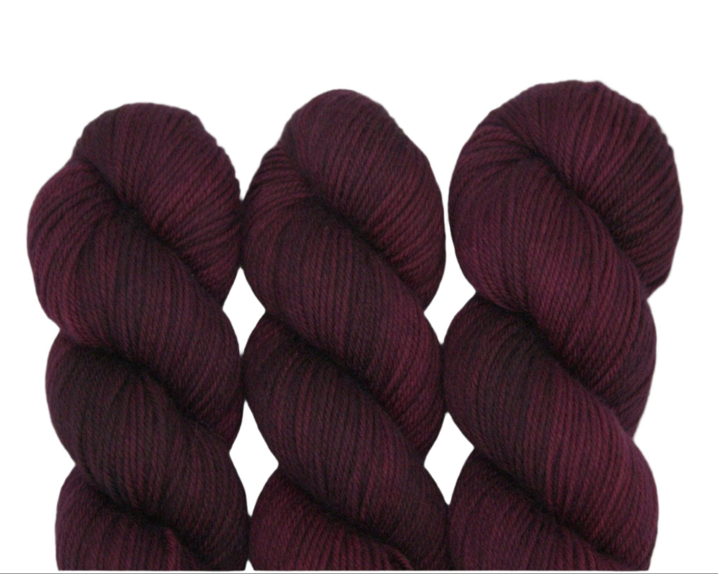 Burgundy Wine, DK Weight Yarn - Pleasant Valley Fibers