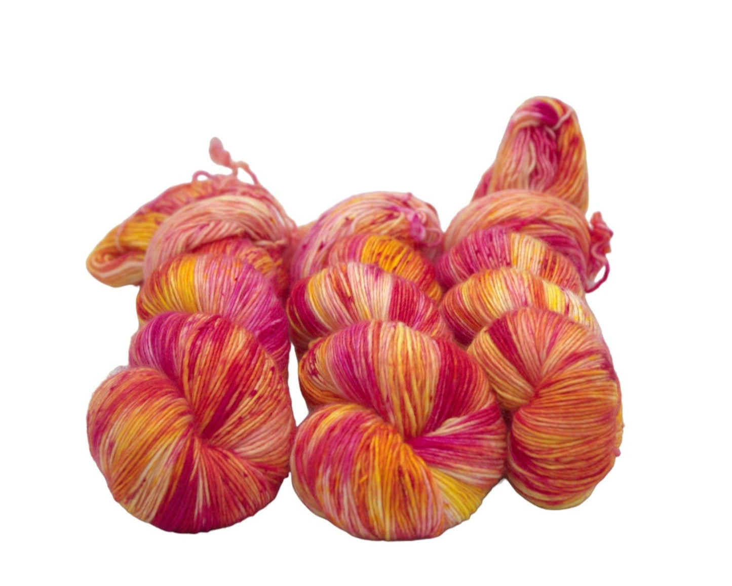 Tequila Sunrise, Single Ply Fingering Weight Yarn - Pleasant Valley Fibers