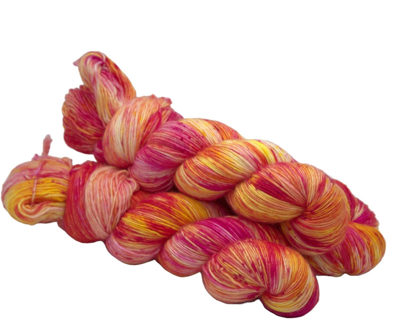 Tequila Sunrise, Single Ply Fingering Weight Yarn - Pleasant Valley Fibers