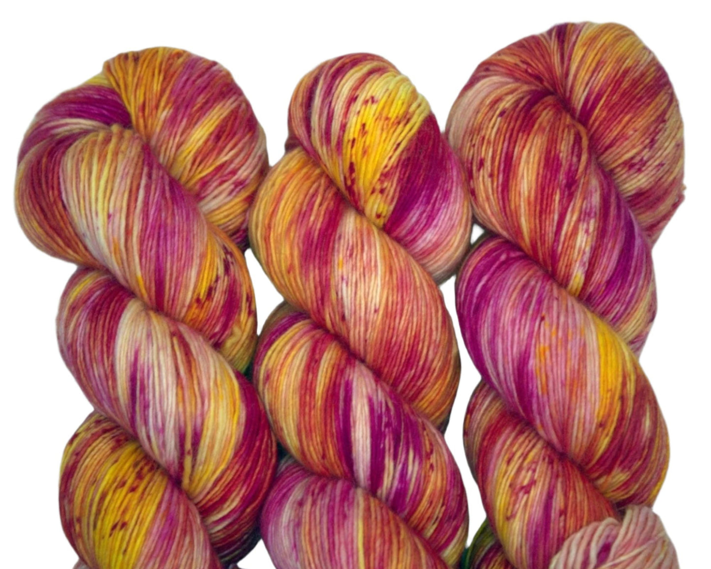 Tequila Sunrise, Single Ply Fingering Weight Yarn - Pleasant Valley Fibers