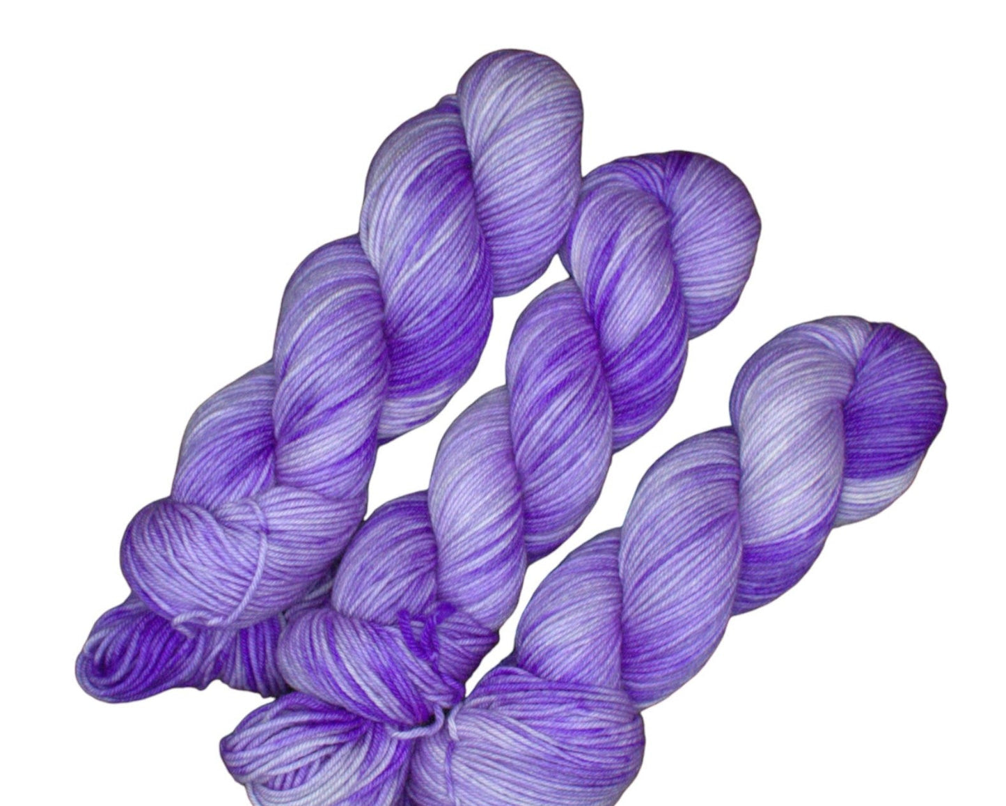 Clapotis Kit-Shrinking Violet and Unicorn Fluff Set, DK Weight - Pleasant Valley Fibers