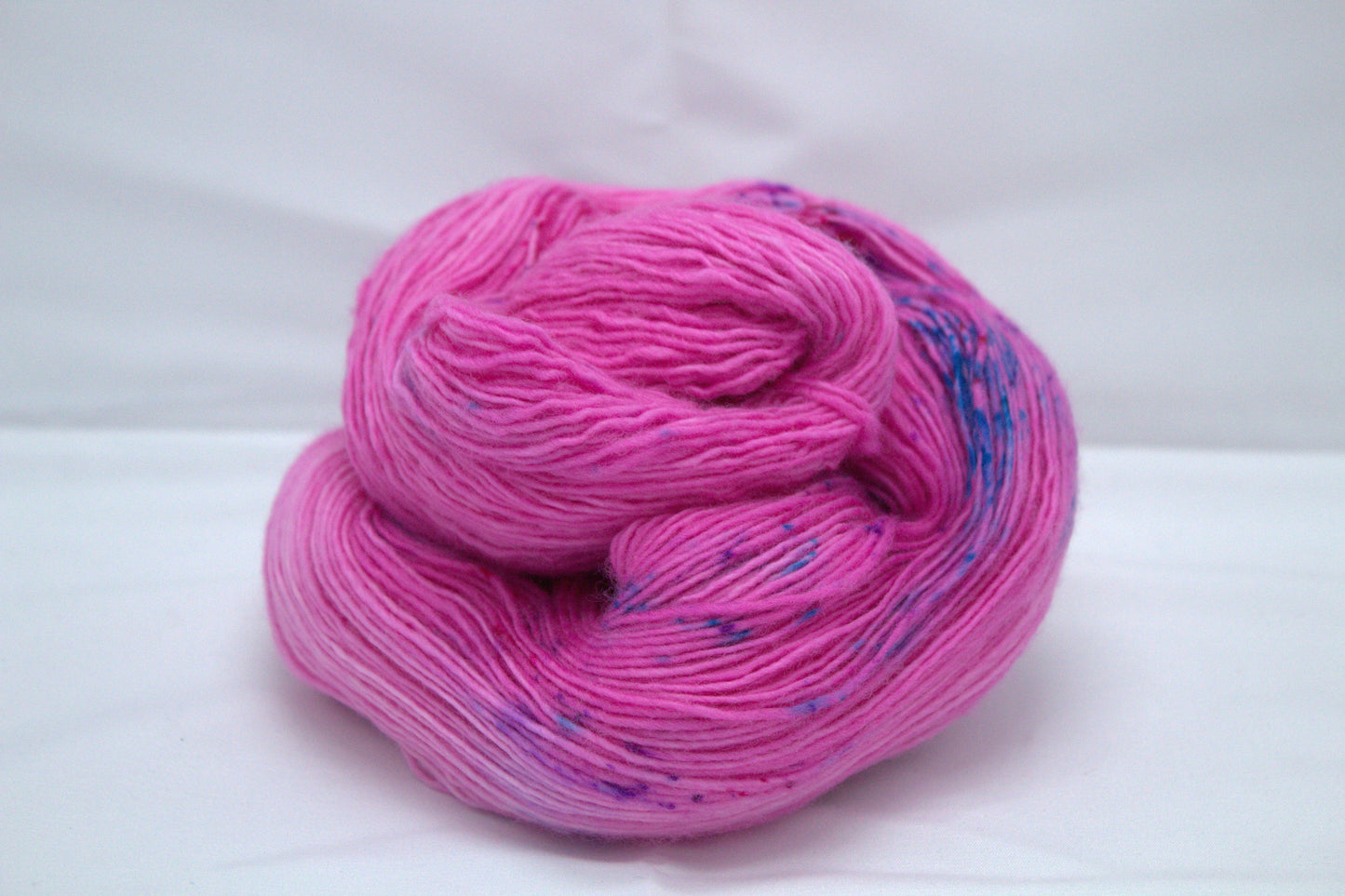 Dark Pink Speckled, Soft Singles Fingering Weight Yarn