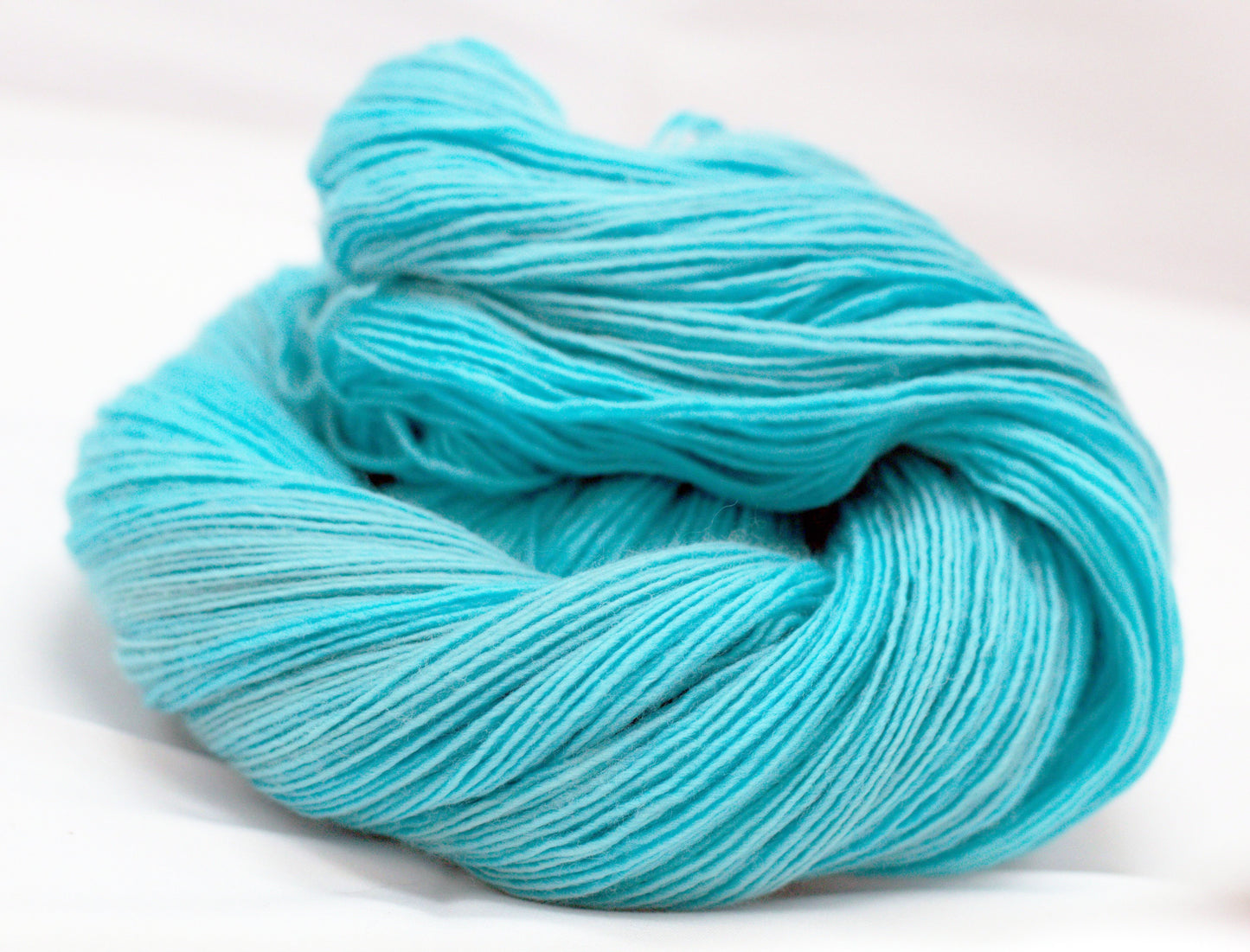 Light Turquoise (tonal), Soft Singles Fingering Weight Yarn