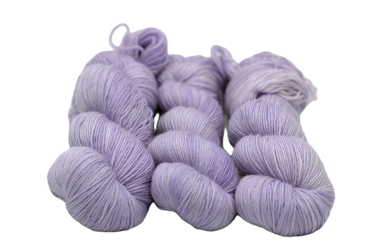 Lilac (tonal), Soft Singles Fingering Weight Yarn