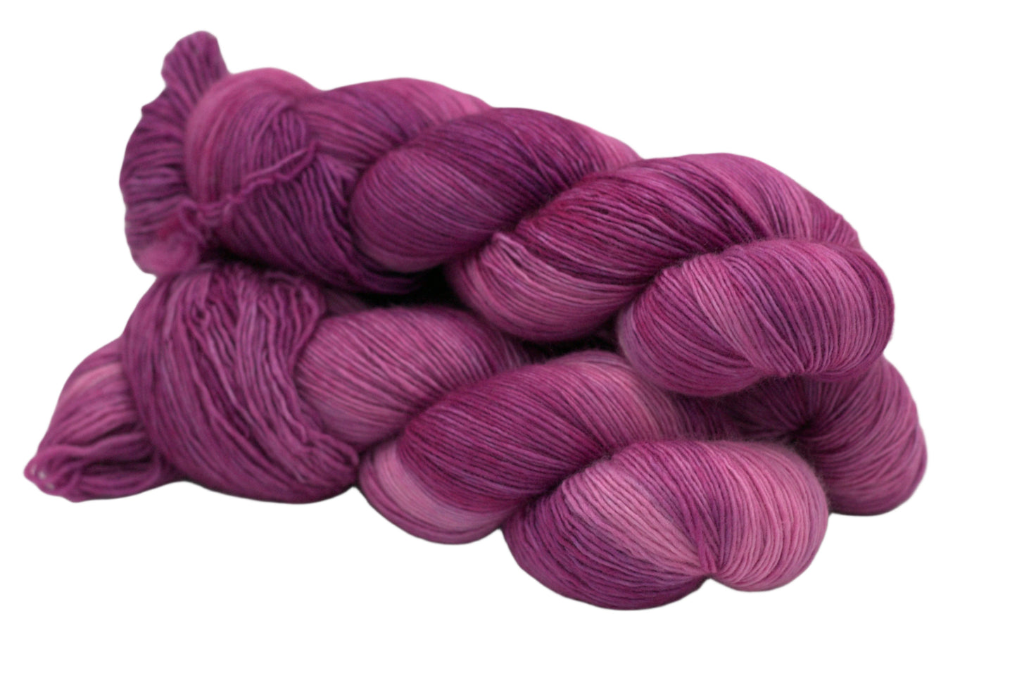Deep Orchid (tonal), Soft Singles Fingering Weight Yarn