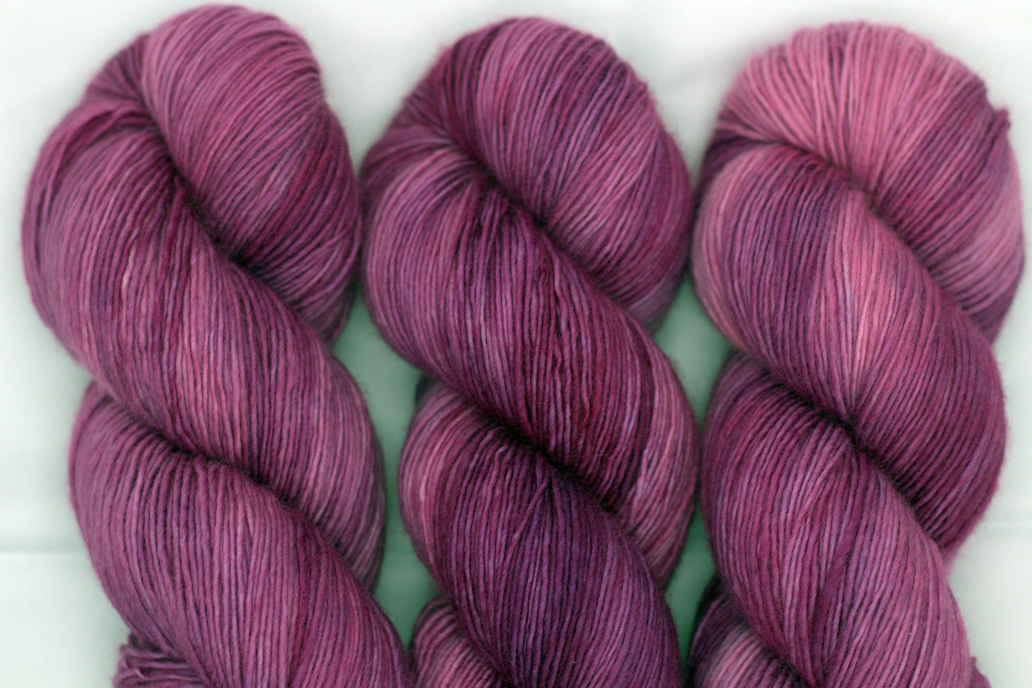 Deep Orchid (tonal), Soft Singles Fingering Weight Yarn