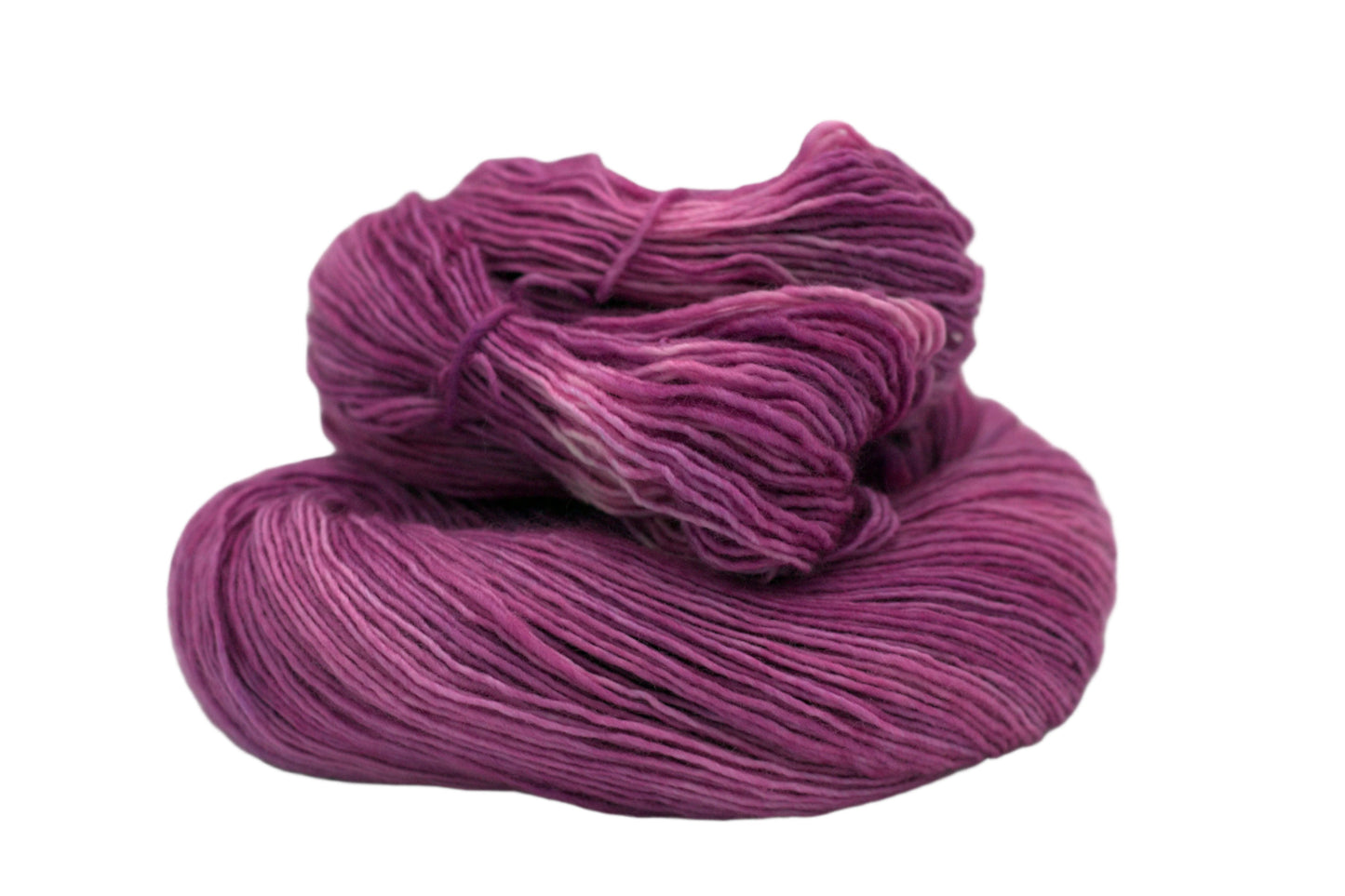 Deep Orchid (tonal), Soft Singles Fingering Weight Yarn