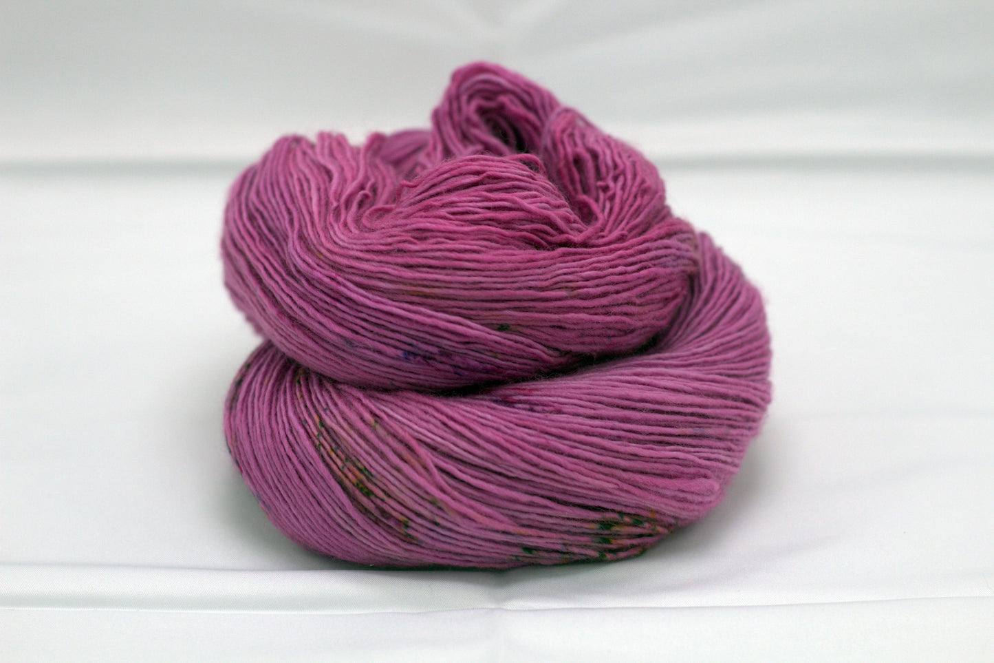 Deep Orchid Speckle, Soft Singles Fingering Weight Yarn