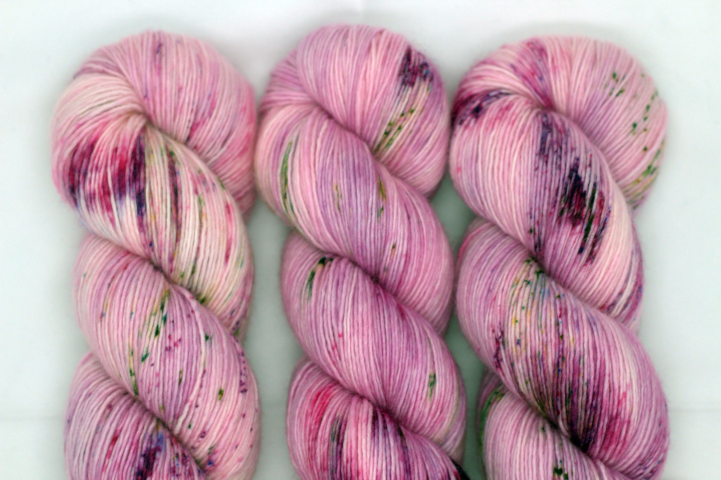 Speckled Orchid, Soft Singles Fingering Weight Yarn
