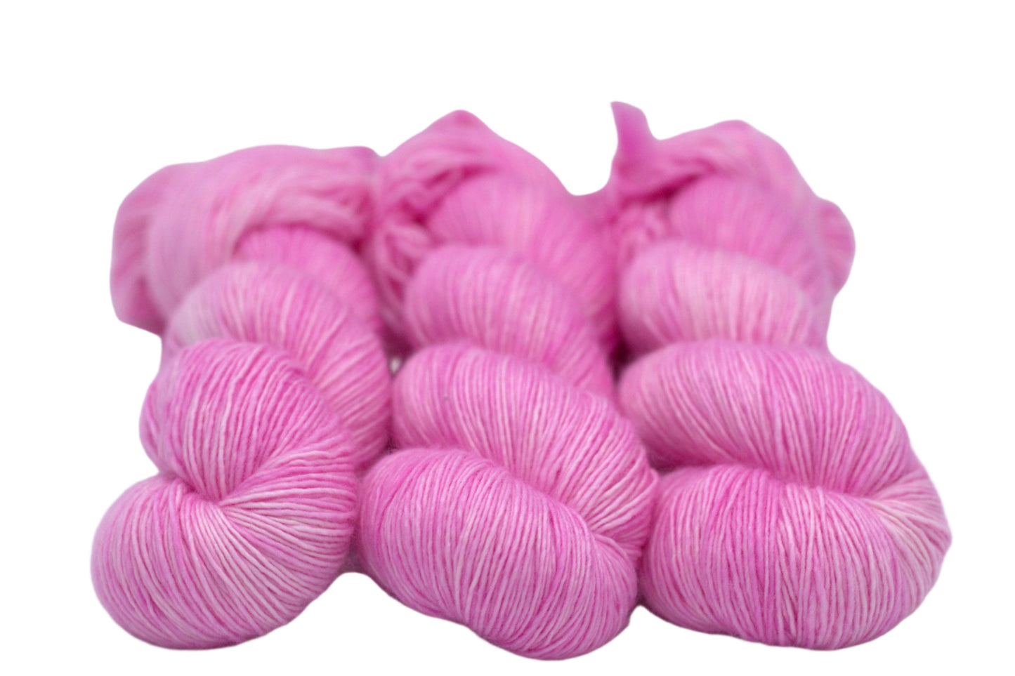 Pink (tonal), Soft Singles Fingering Weight Yarn