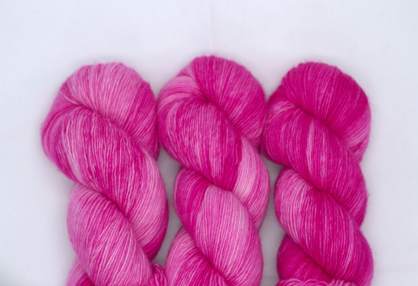 Magenta (tonal), Soft Singles Fingering Weight Yarn