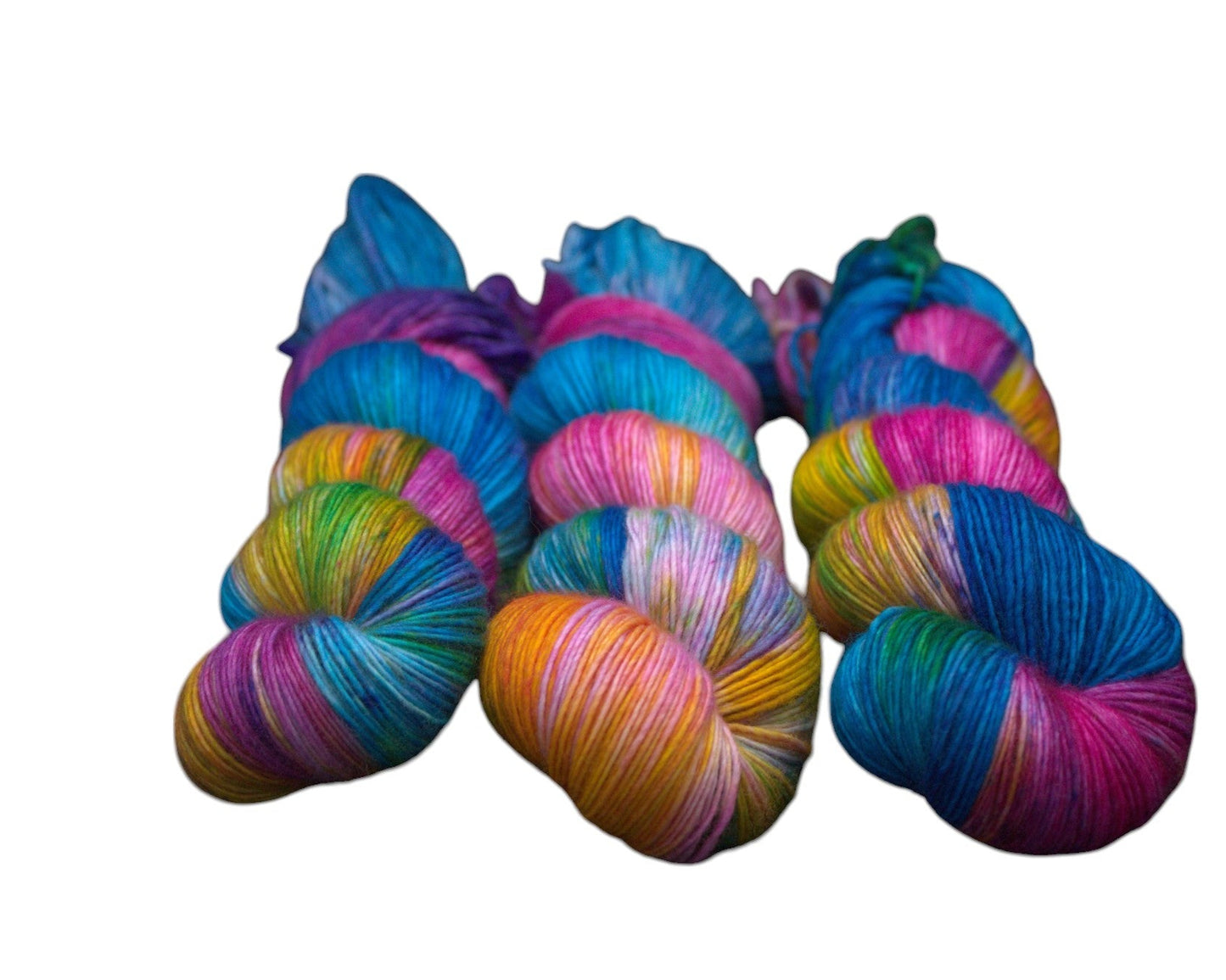 Unicorn Hangover, Single Ply Fingering Weight Yarn - Pleasant Valley Fibers