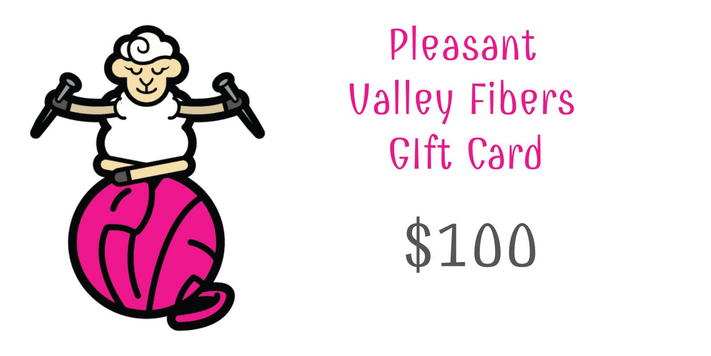 E-Gift Card - Pleasant Valley Fibers
