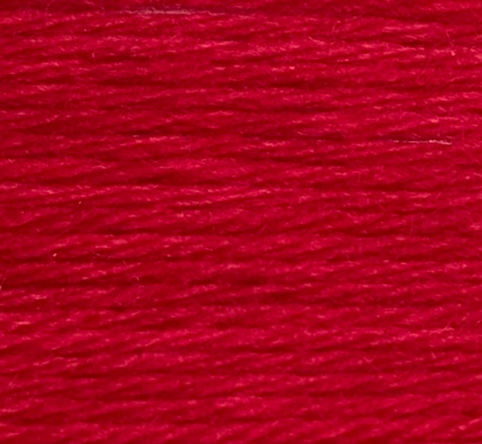 Hand dyed yarn, Dyed to Order-  Poinsettia Red