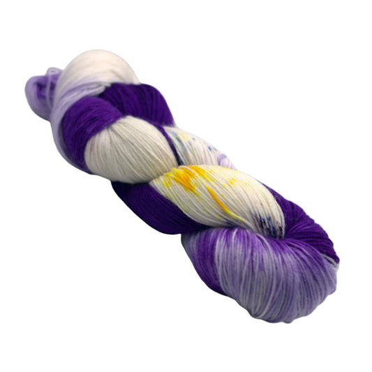 Iris- Hand Painted, Fingering Weight Yarn