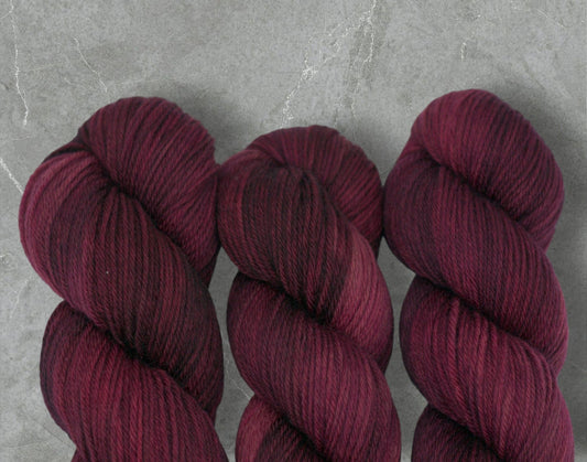 Burgundy Wine,  Non-Superwash DK