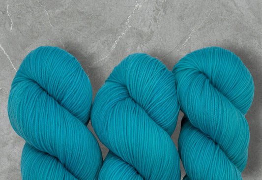 Aqua, Fingering Weight Yarn