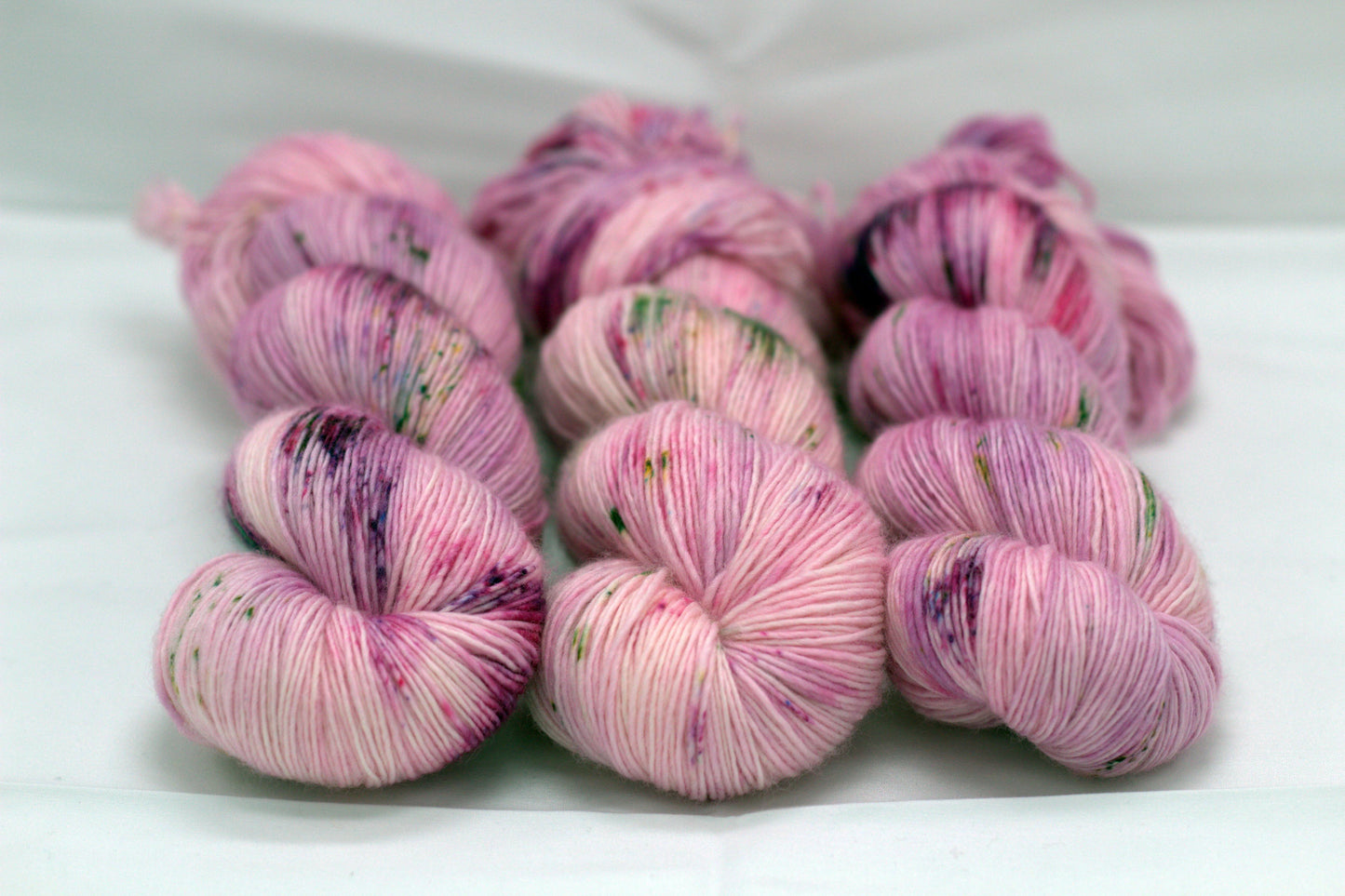 Speckled Orchid, Soft Singles Fingering Weight Yarn