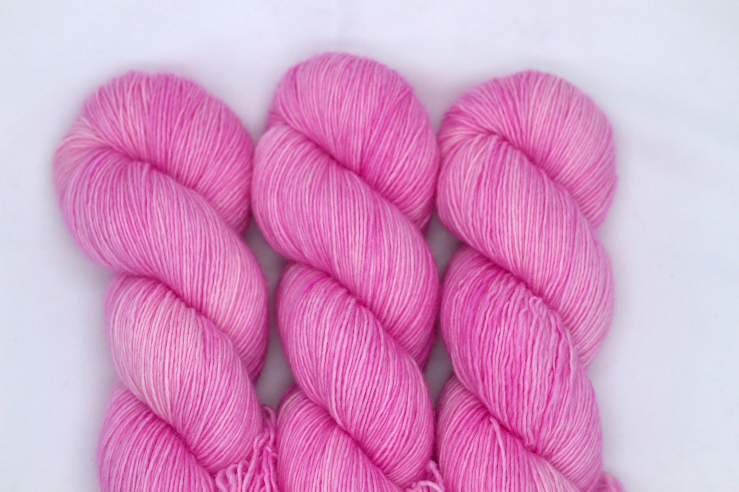 Pink (tonal), Soft Singles Fingering Weight Yarn