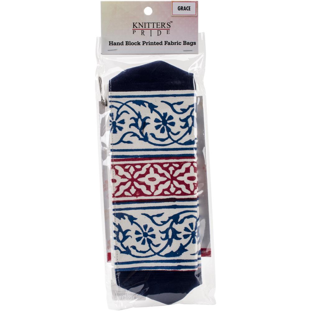Knitter's Pride Grace Triangle Zipper Pouch-Small - Pleasant Valley Fibers