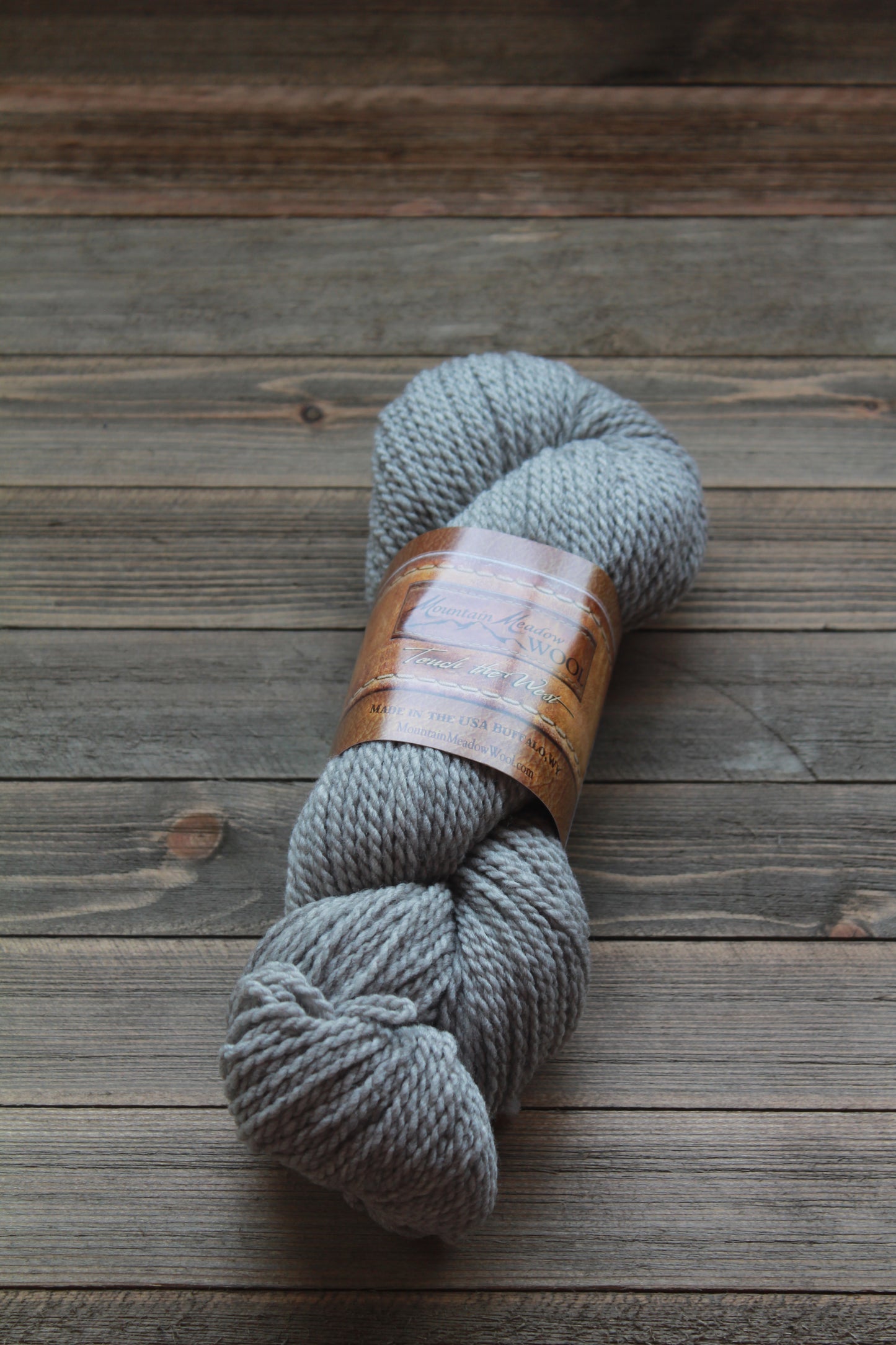 Undyed Worsted Weight 10% Light Grey - Pleasant Valley Fibers
